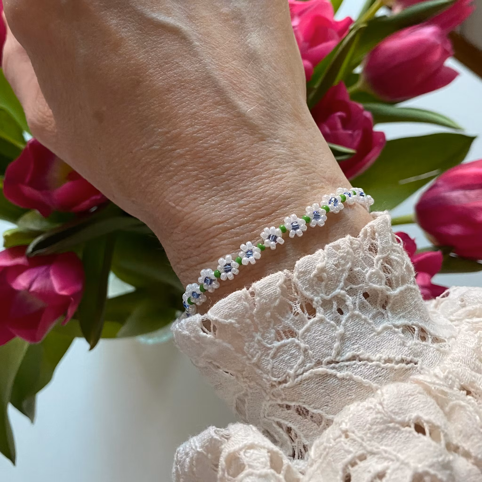 Armband - blommor
