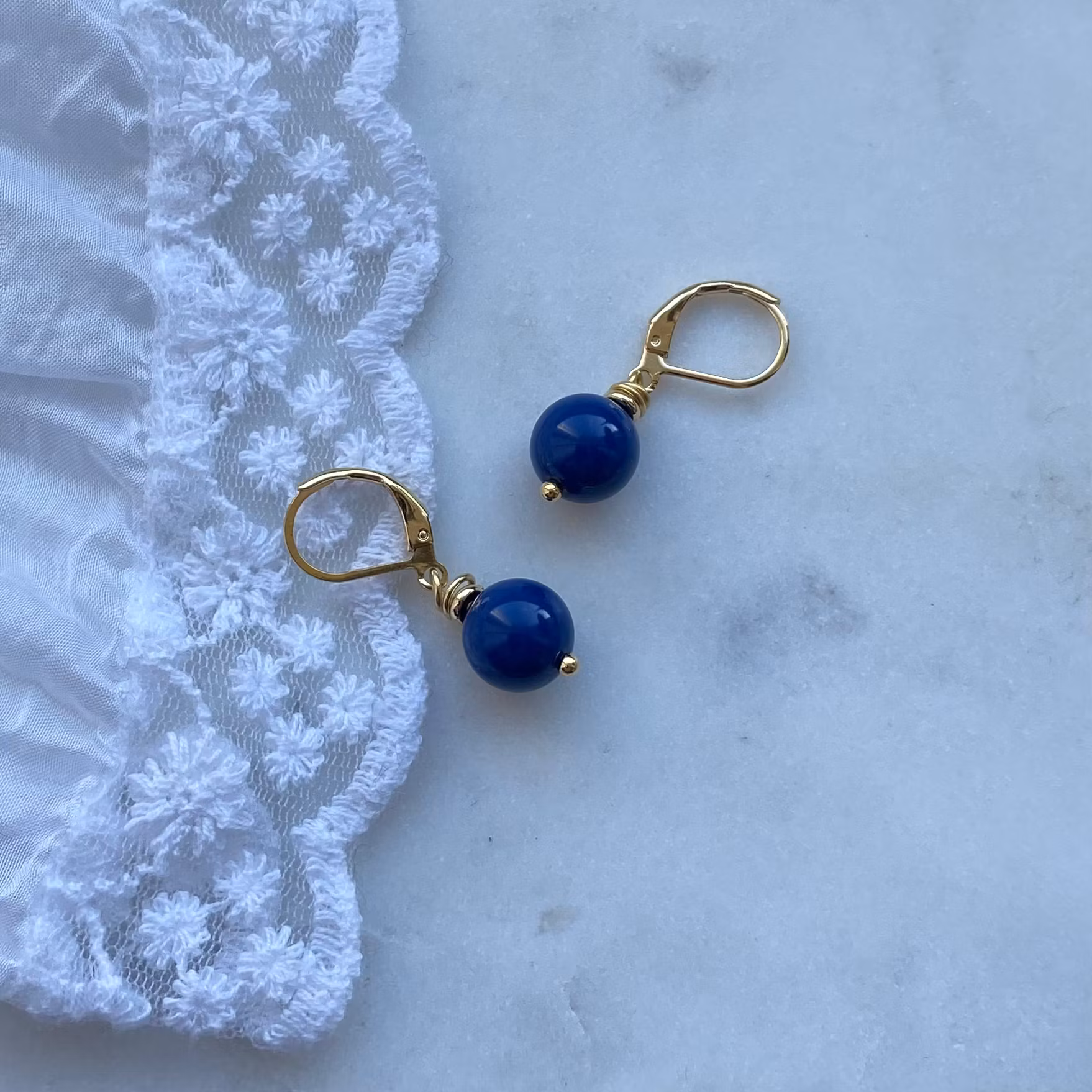 Örhängen - Navy blue