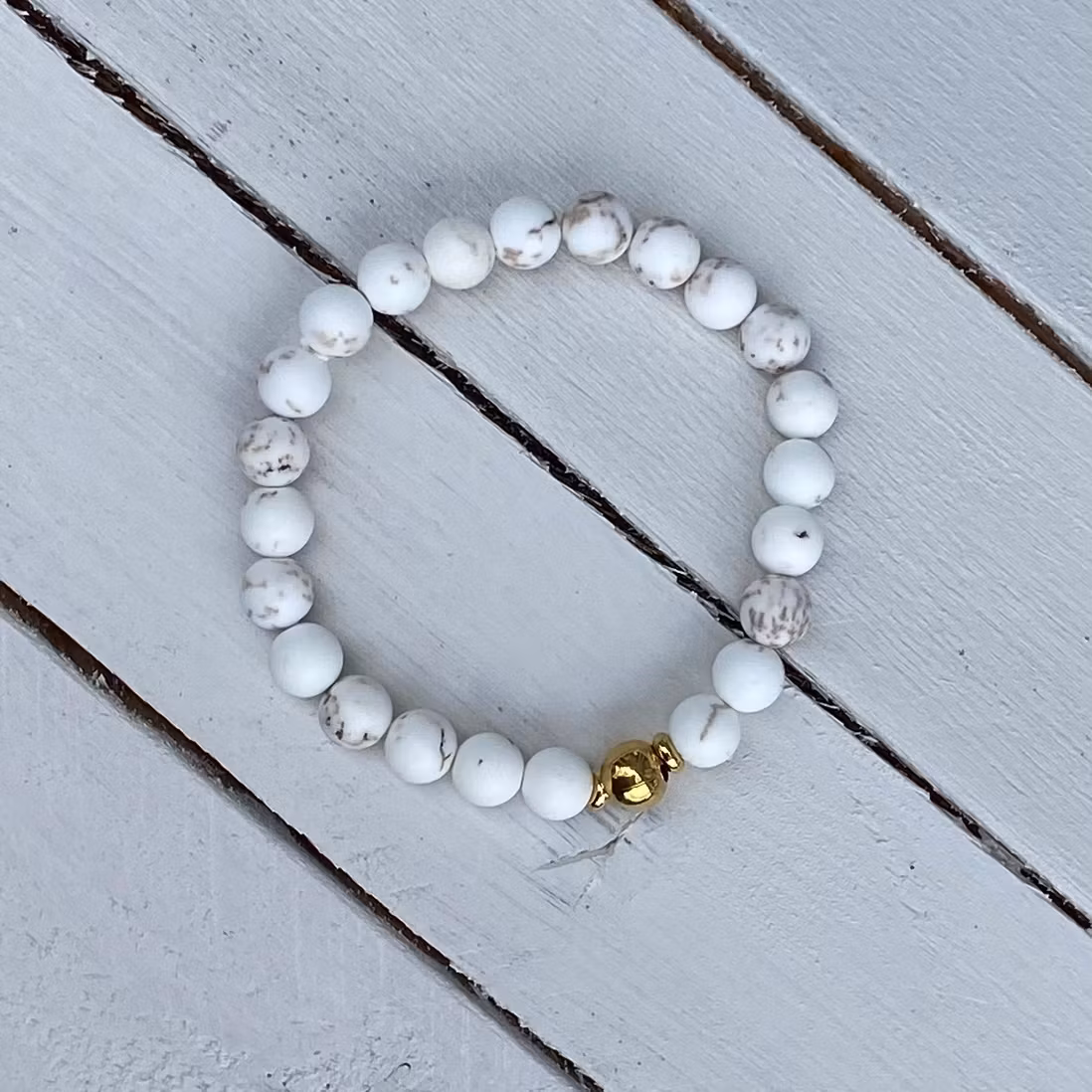 Armband - howlite