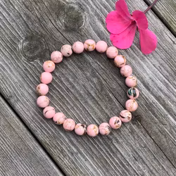 Armband - snäckskal rosa