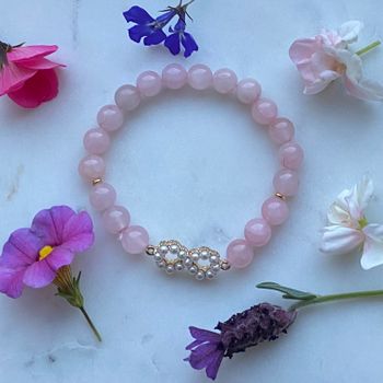 Armband - rosenkvarts