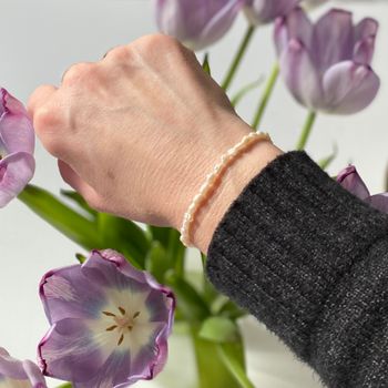 Armband - sötvattenspärlor