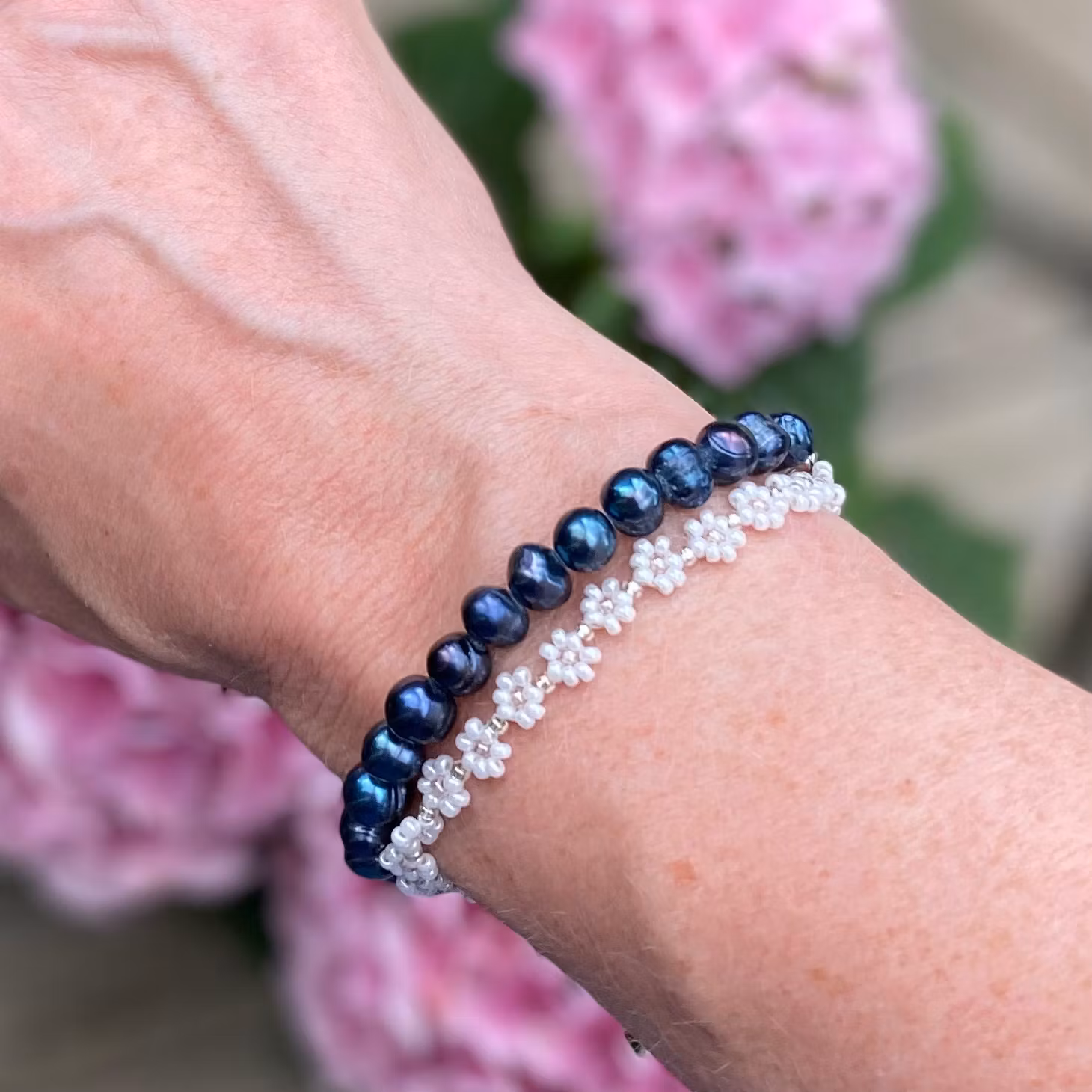 Armband - sötvattenspärlor
