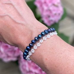 Armband - sötvattenspärlor