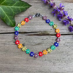 Armband - blommor Pride
