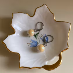 Örhängen - Pearlescent Yellow