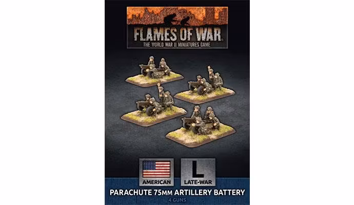 Parachute 75mm Artillery Battery (Plastic)