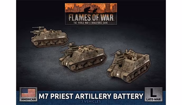 M7 Priest Artillery Battery (Plastic)