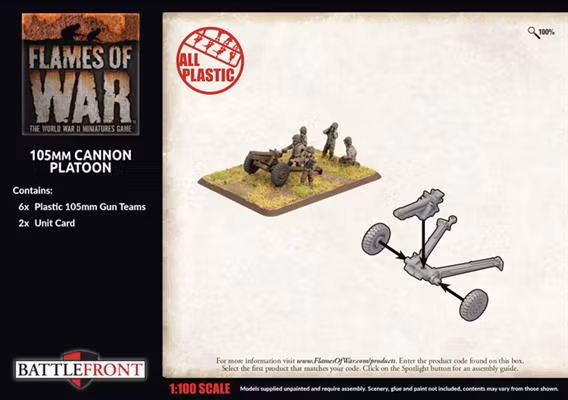105mm Cannon Platoon (Plastic)