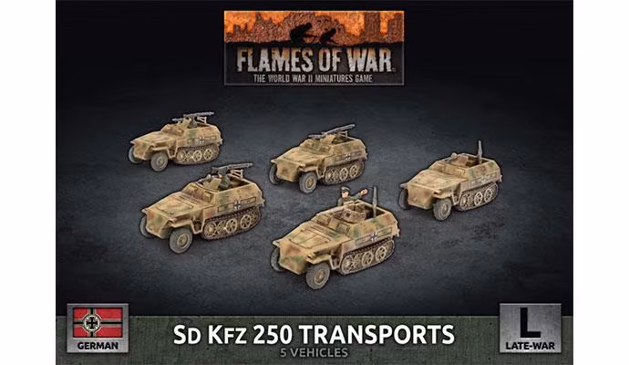 Sd Kfz 250 Transports (Plastic)