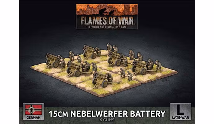 15cm Nebelwerfer Battery (x6 Plastic)