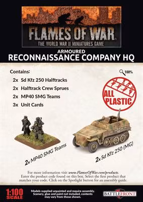 Armoured Reconnaissance Company HQ (Plastic)