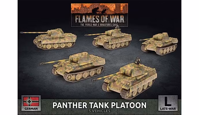 Panther A Tank Platoon (plastic)