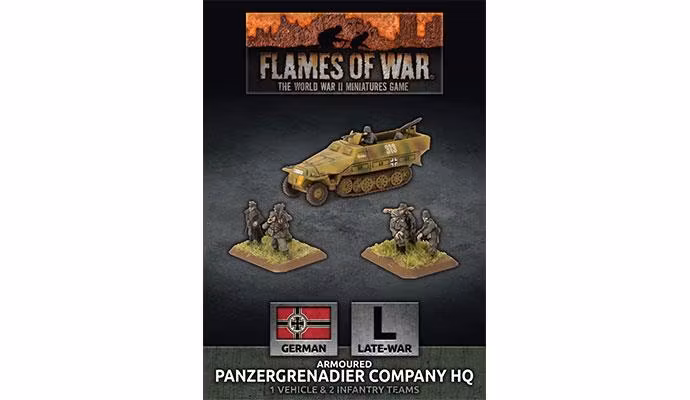 Armoured Panzergrenadier Company HQ (plastic)