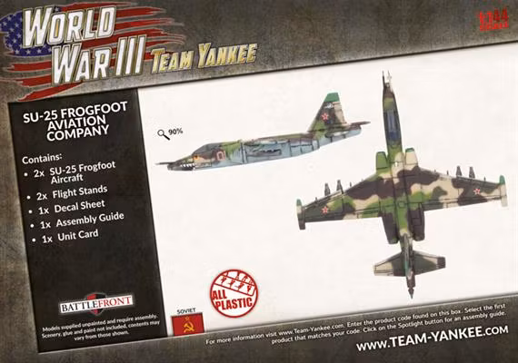 SU-25 Frogfoot Aviation Company (Plastic)