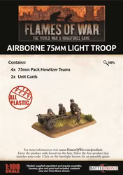 Airborne 75mm Light Troop (Plastic)