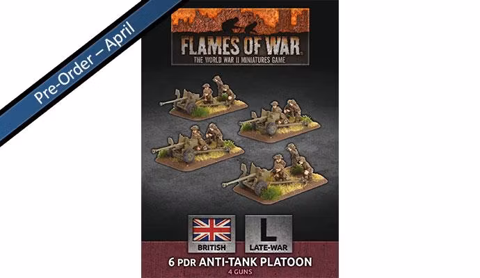6 pdr Anti-tank Platoon (Plastic)
