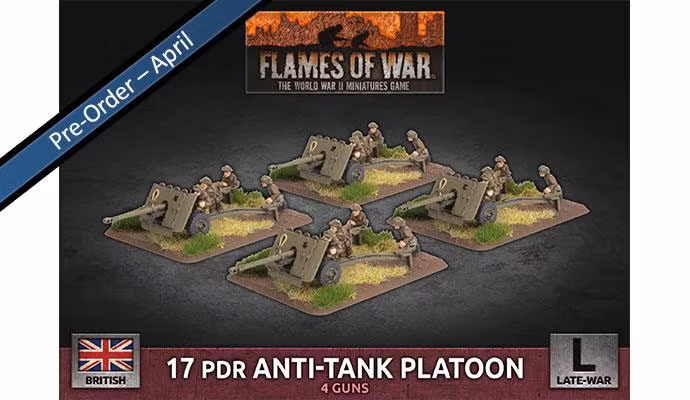 17 pdr Anti-tank Platoon (Plastic)
