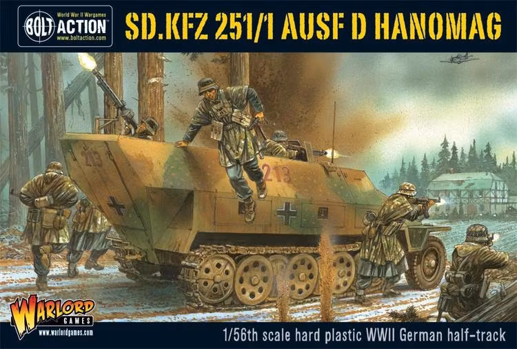Sd.Kfz 251/1 ausf D halftrack plastic box set