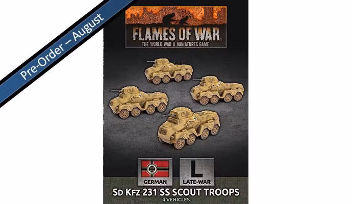 SdKfz 231 SS Scout Troops