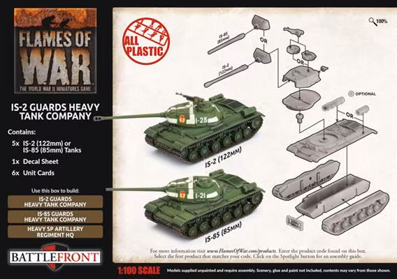 IS-2 Guards Heavy Tank Company (Plastic)
