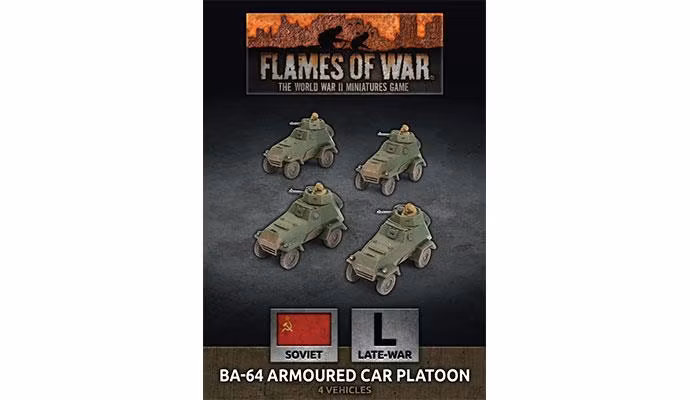 BA-64 Armoured Car Platoon (Plastic)