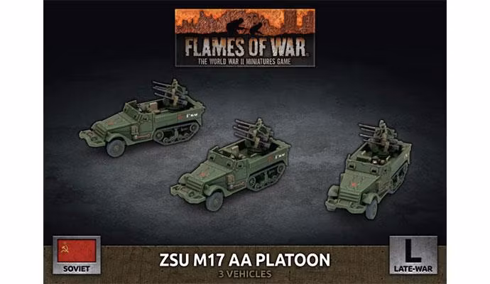 ZSU M17 Anti-Aircraft Platoon (Plastic)
