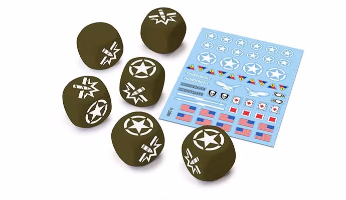 U.S.A. Dice and Decals