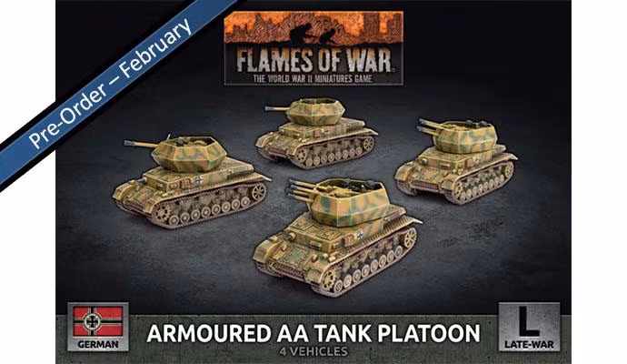 Armoured AA Tank Platoon (Plastic)