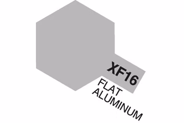 ACRYLIC MINI XF-16 FLAT ALUMINUM