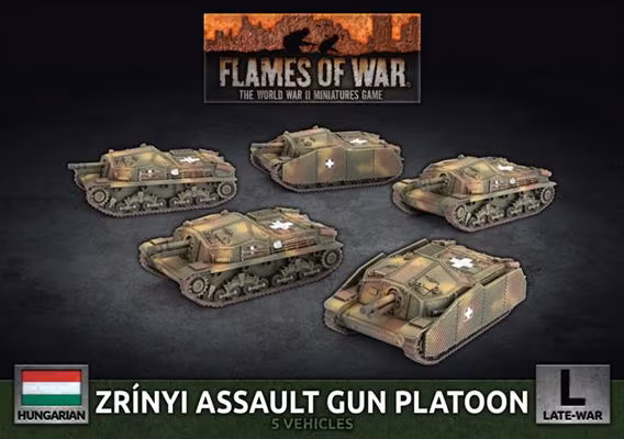 Zrinyi Assault Gun Platoon (Plastic)