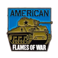 American Flames of War collectors Pin