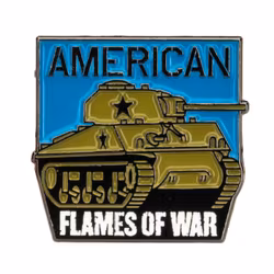 American Flames of War collectors Pin
