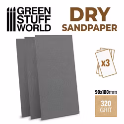 SandPaper 180x90mm - DRY 320 grit