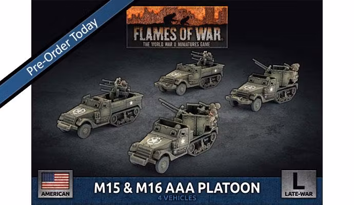 M15 & M16 AAA Platoon (x4 Plastic)