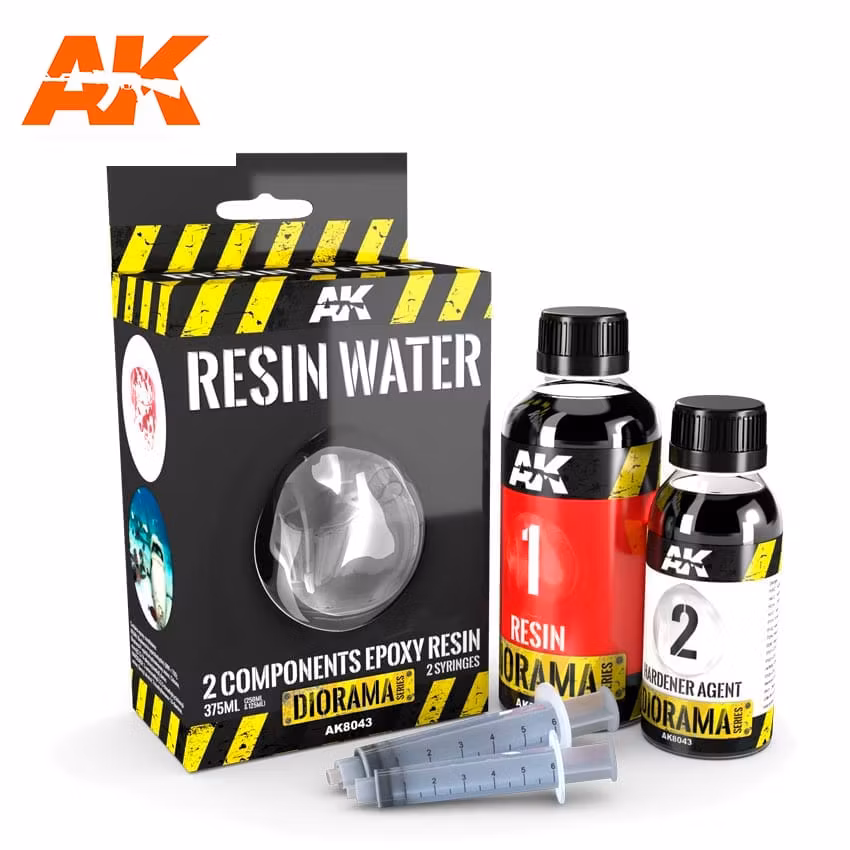 RESIN WATER 2 COMPONENTS EPOXY RESIN 375ML