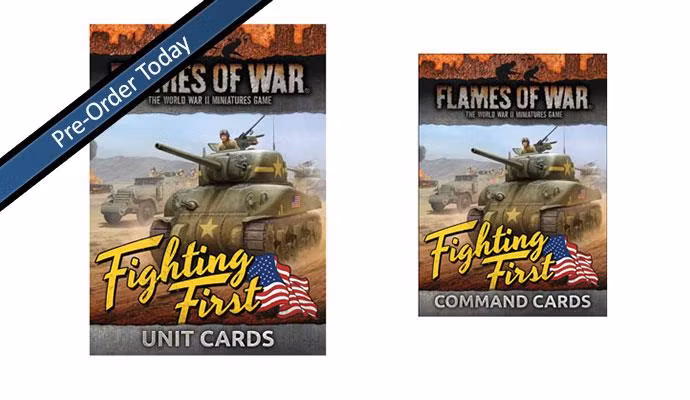 American Fighting First Unit and Command Cards