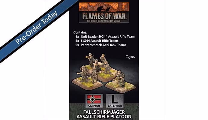 Fallschirmjager Assault Rifle Platoon