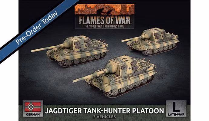 Jagdtiger Tank-Hunter Platoon (Plastic)