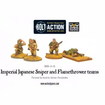 Imperial Japanese Sniper and Flamethrower teams