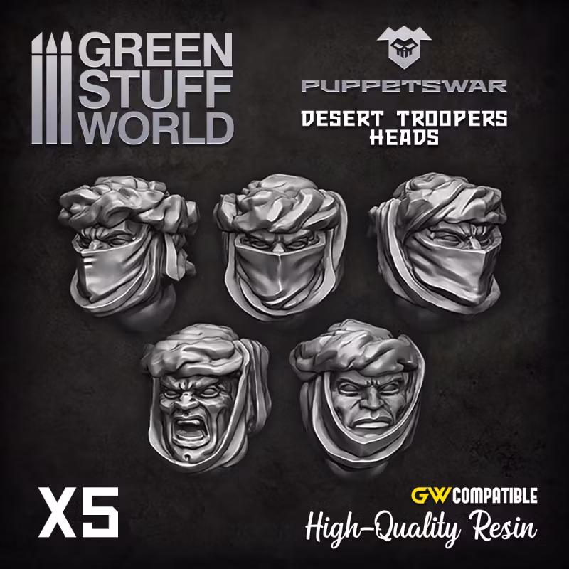 Desert Troopers heads