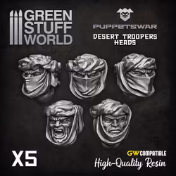 Desert Troopers heads