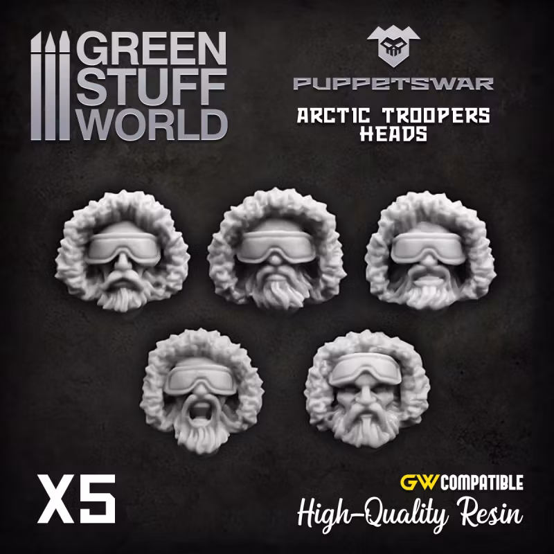 Arctic troopers heads