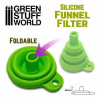 Silicone funnel filter for 3D printer