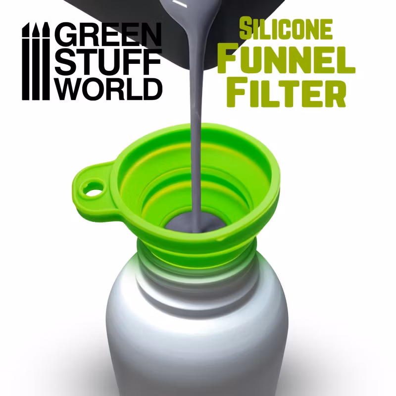 Silicone funnel filter for 3D printer