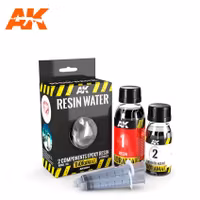 RESIN WATER 2 COMPONENTS EPOXY RESIN 180ML