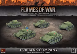T-70 Tank Company (Mid War x5 Tanks Plastic)
