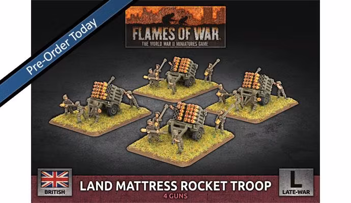 Land Mattress Rocket Troop (4x)