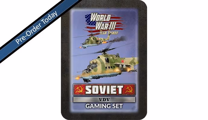 Soviet VDV Gaming Set (x20 Tokens, x2 Objectives, x16 Dice)