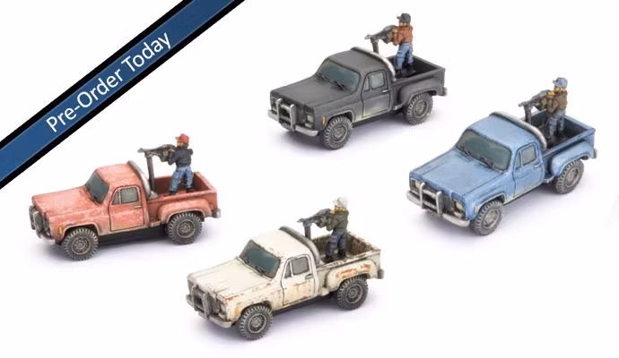 Pickup Trucks (x4)